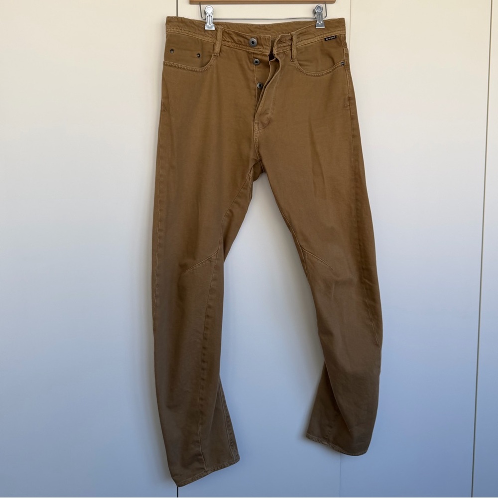 G-Star Men's Beige / Light Brown Arc 3D Jeans